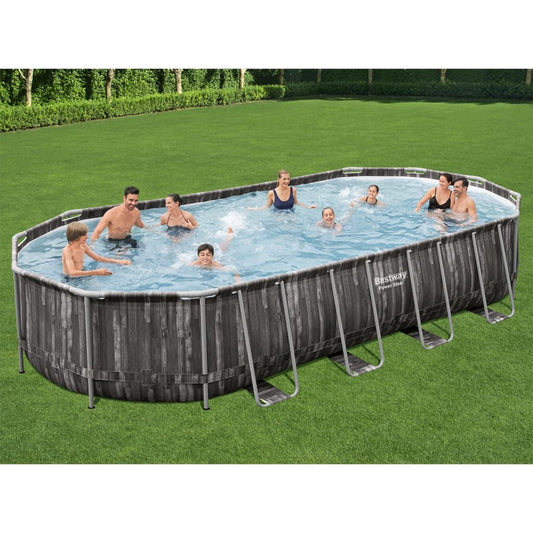 Swimmingpool-Set Oval 7,32x3,66x1,22 m - Premium Pools  - Just €1686.70! Shop now at homesales4u