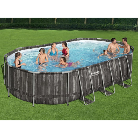 Power Steel Swimmingpool-Set Oval 488x305x107 cm - Premium Pools  - Just €1075.77! Shop now at homesales4u