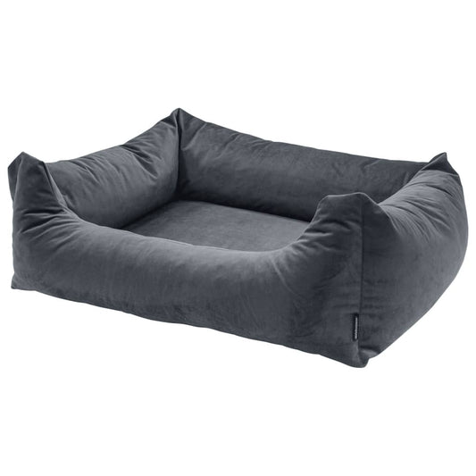 Hundebett Velvet 80x67x22 cm Grau - Premium Hundebetten  - Just €110.43! Shop now at homesales4u
