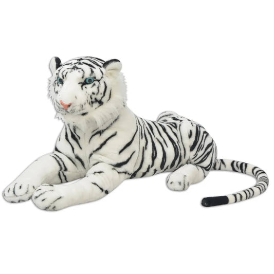 Tiger Plüschtier Weiß XXL - Premium Stofftiere  - Just €93.81! Shop now at homesales4u
