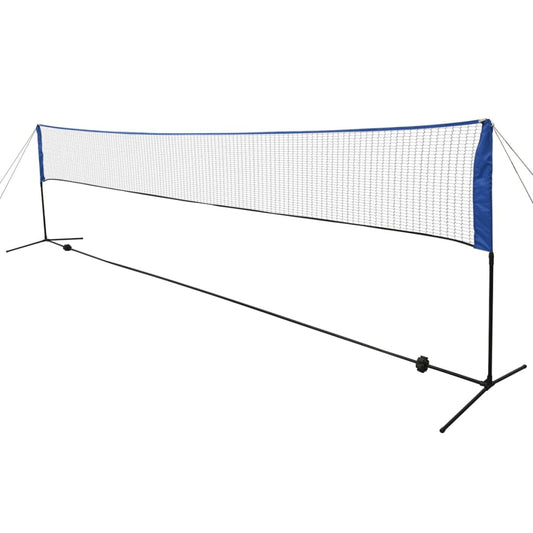 Badmintonnetz mit Federbällen 600x155 cm - Premium Badminton-Netze  - Just €112.49! Shop now at homesales4u