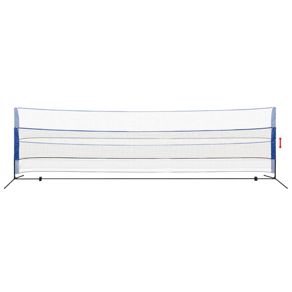 Badmintonnetz mit Federbällen 600x155 cm - Premium Badminton-Netze  - Just €112.49! Shop now at homesales4u
