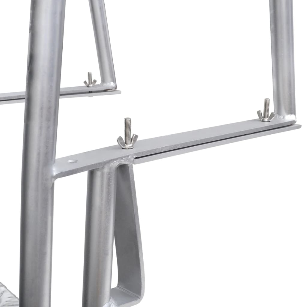 Steg-/Poolleiter 4-stufig Aluminium 167 cm - Premium Pool-Lleiter, -treppen & -rampen  - Just €254.20! Shop now at homesales4u