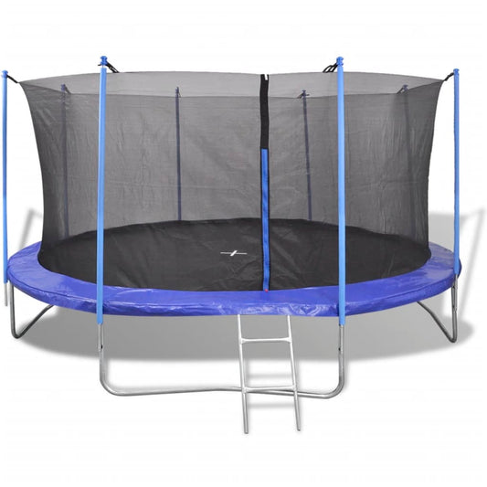 5-tlg. Trampolin Set 4,57 m - Premium Trampoline  - Just €564.55! Shop now at homesales4u