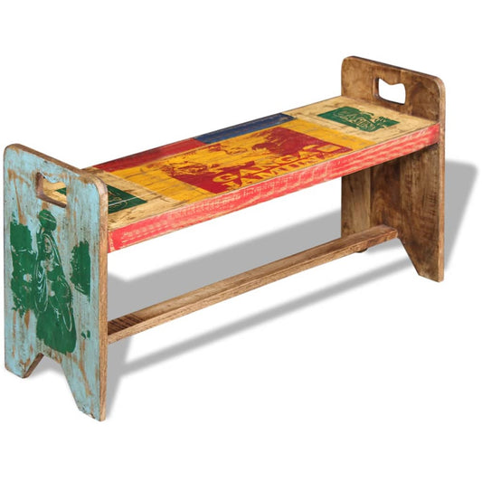 Sitzbank Cola Altholz 100x30x50 cm - Premium Truhen- & Flurbänke  - Just €198.47! Shop now at homesales4u