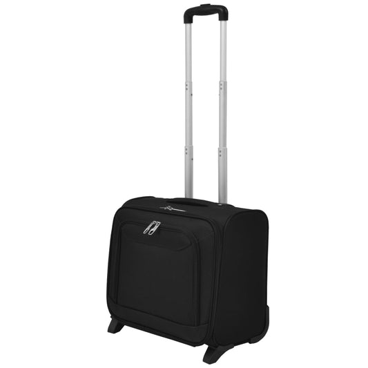 Pilottrolley Schwarz - Premium Reisekoffer  - Just €84.27! Shop now at homesales4u