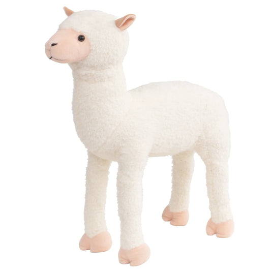 Plüschtier Alpaka Stehend Plüsch Weiß XXL - Premium Stofftiere  - Just €96.78! Shop now at homesales4u