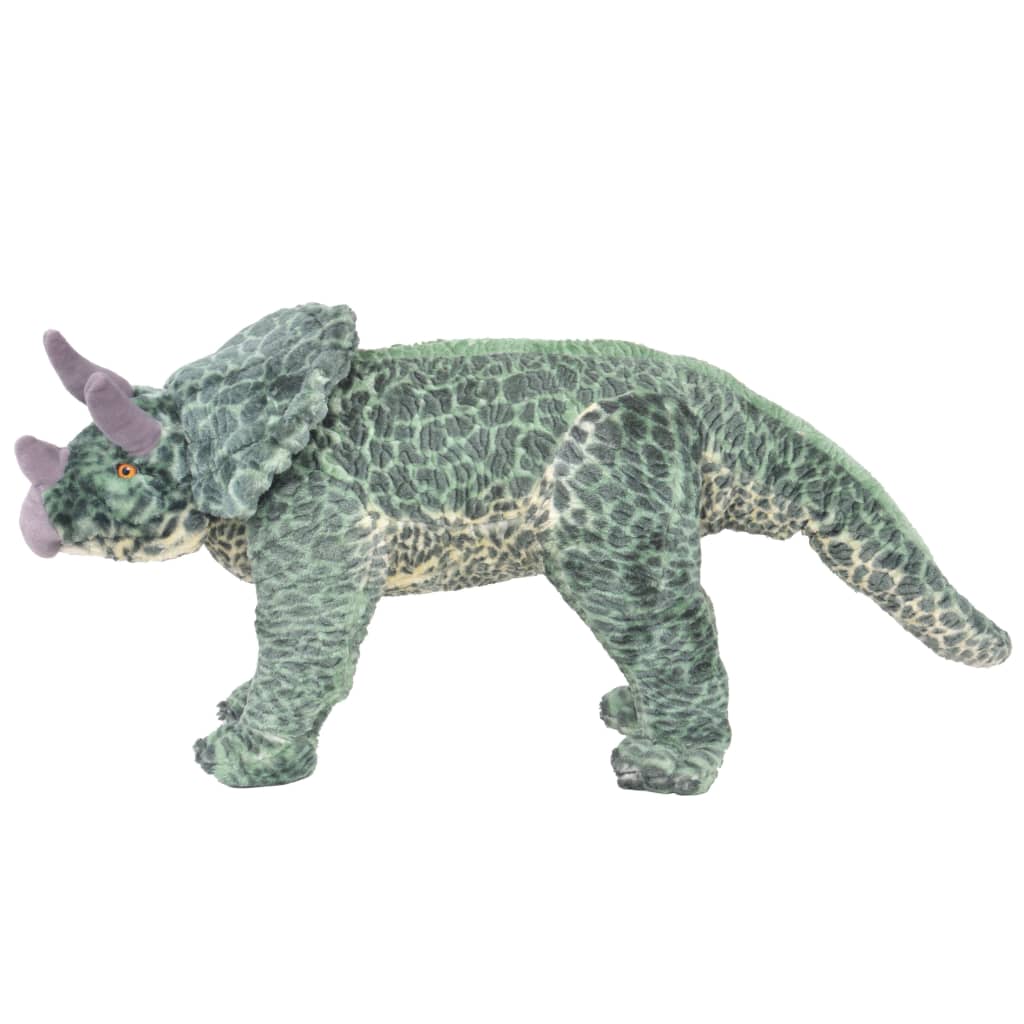 Plüschtier Triceratops Stehend Plüsch Grün XXL - Premium Stofftiere  - Just €93.36! Shop now at homesales4u
