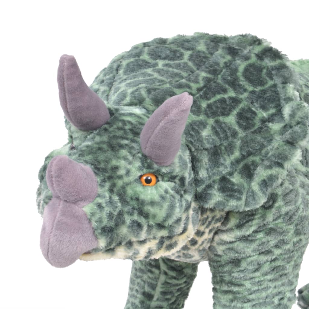 Plüschtier Triceratops Stehend Plüsch Grün XXL - Premium Stofftiere  - Just €93.36! Shop now at homesales4u