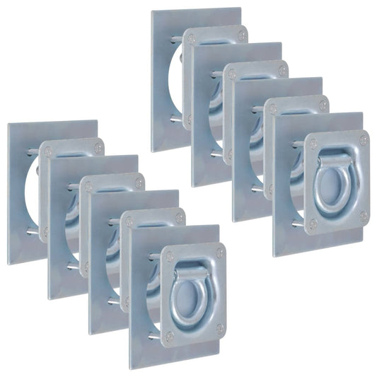 Zurrösen für Anhänger 8 Stk. Verzinkter Stahl 2000 kg - Premium Kfz-Anhänger  - Just €100.90! Shop now at homesales4u