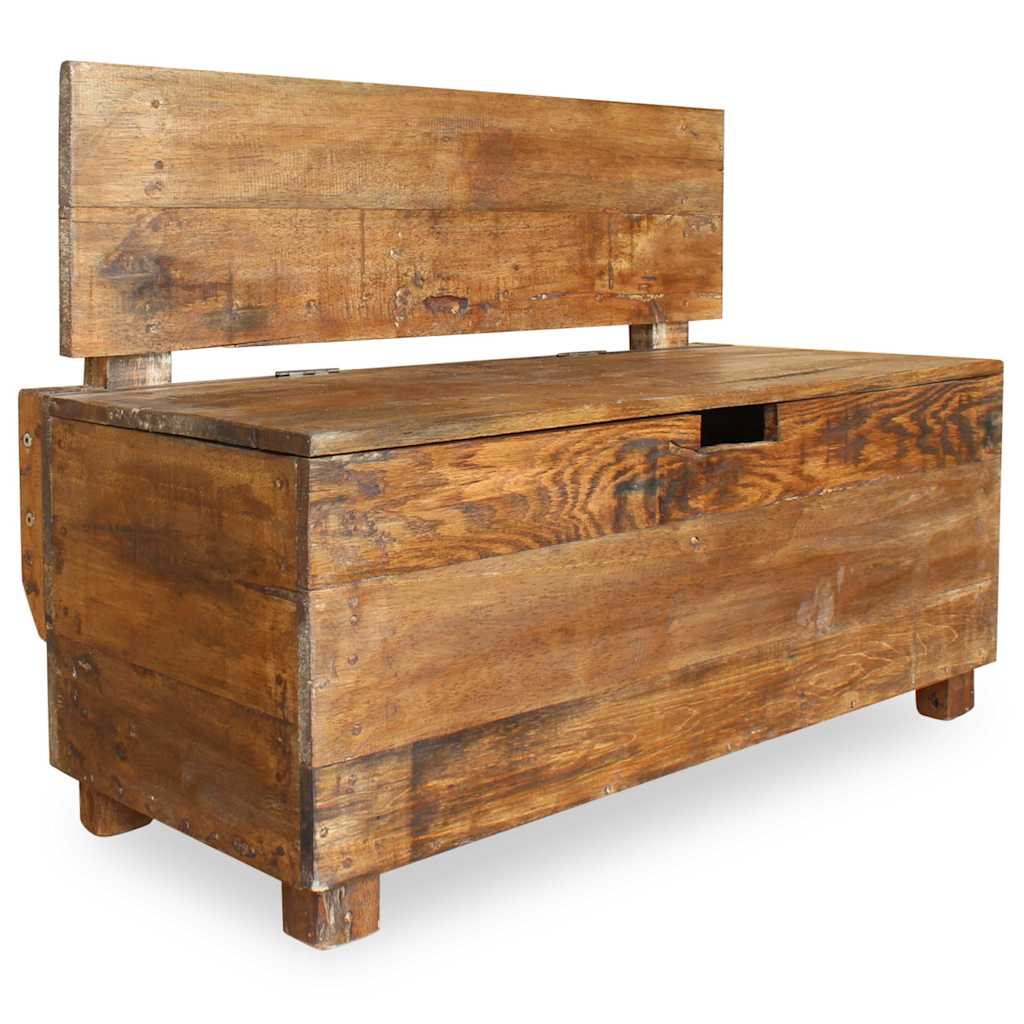 Sitzbank Massives Mahagoniholz 86x40x60 cm - Premium Truhen- & Flurbänke  - Just €243.75! Shop now at homesales4u