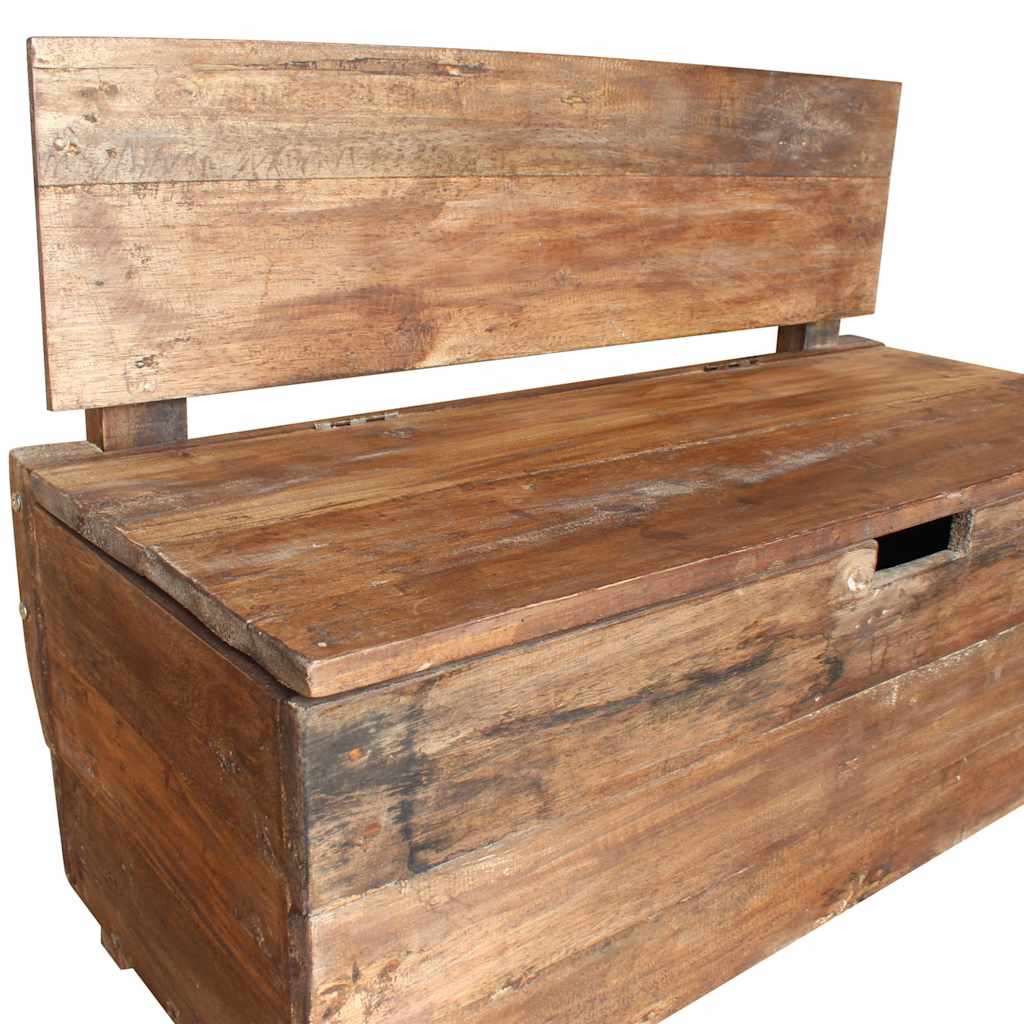 Sitzbank Massives Mahagoniholz 86x40x60 cm - Premium Truhen- & Flurbänke  - Just €243.75! Shop now at homesales4u
