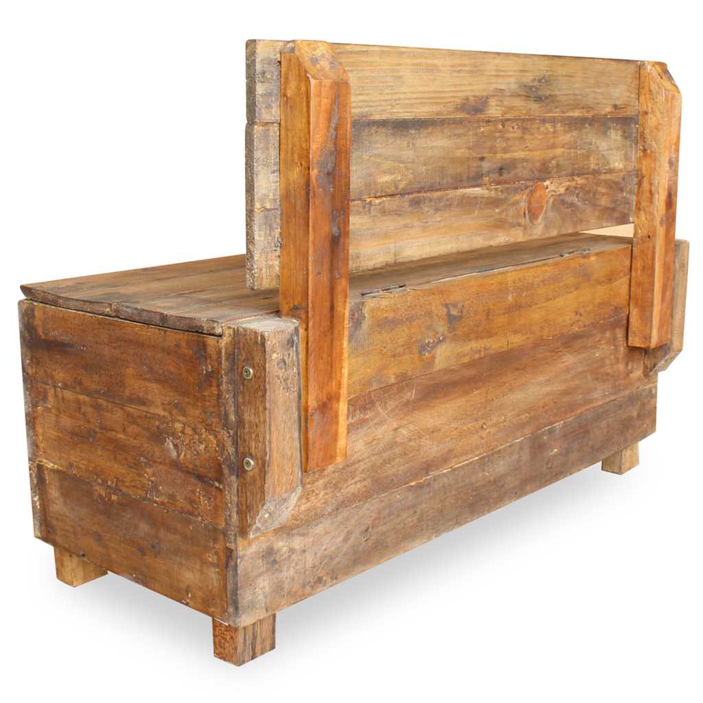Sitzbank Massives Mahagoniholz 86x40x60 cm - Premium Truhen- & Flurbänke  - Just €243.75! Shop now at homesales4u