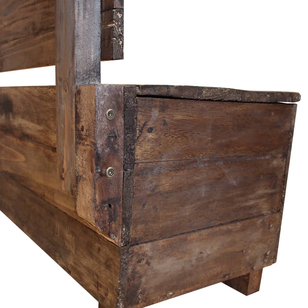 Sitzbank Massives Mahagoniholz 86x40x60 cm - Premium Truhen- & Flurbänke  - Just €243.75! Shop now at homesales4u