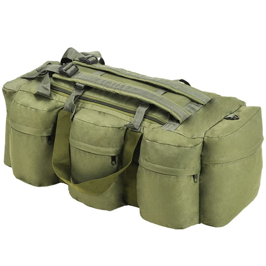 3-in-1 Seesack Armee-Stil 90 L Olivgrün - Premium Seesäcke  - Just €57.07! Shop now at homesales4u