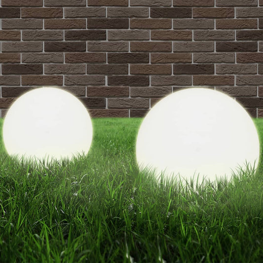 LED-Gartenleuchten 2 Stk. Kugelförmig 25 cm PMMA - Premium Außenbeleuchtung  - Just €56.46! Shop now at homesales4u
