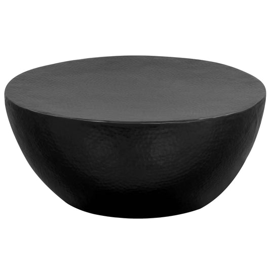 Couchtisch aus Gehämmertem Aluminium 70 x 30 cm Schwarz - Premium Couchtische  - Just €251.75! Shop now at homesales4u