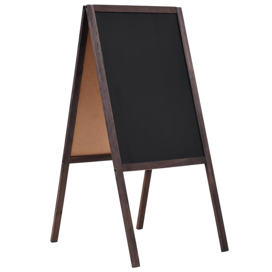Tafel Kundenstopper Doppelseitig Zedernholz Freistehend 40×60cm - Premium Kreidetafeln  - Just €56.96! Shop now at homesales4u