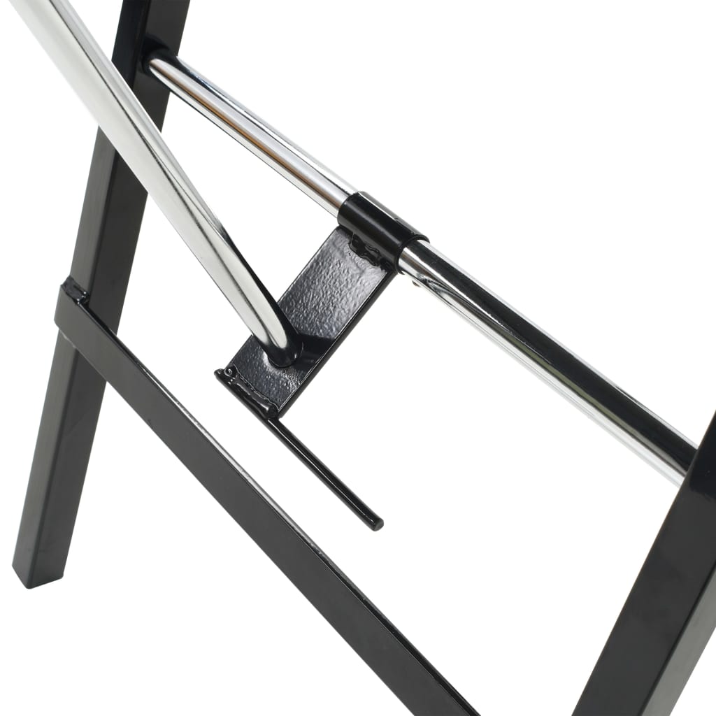 Gesichtsbehandlungsstuhl Tragbar Kunstleder 185x78x76cm Schwarz - Premium Massagestühle  - Just €254.38! Shop now at homesales4u