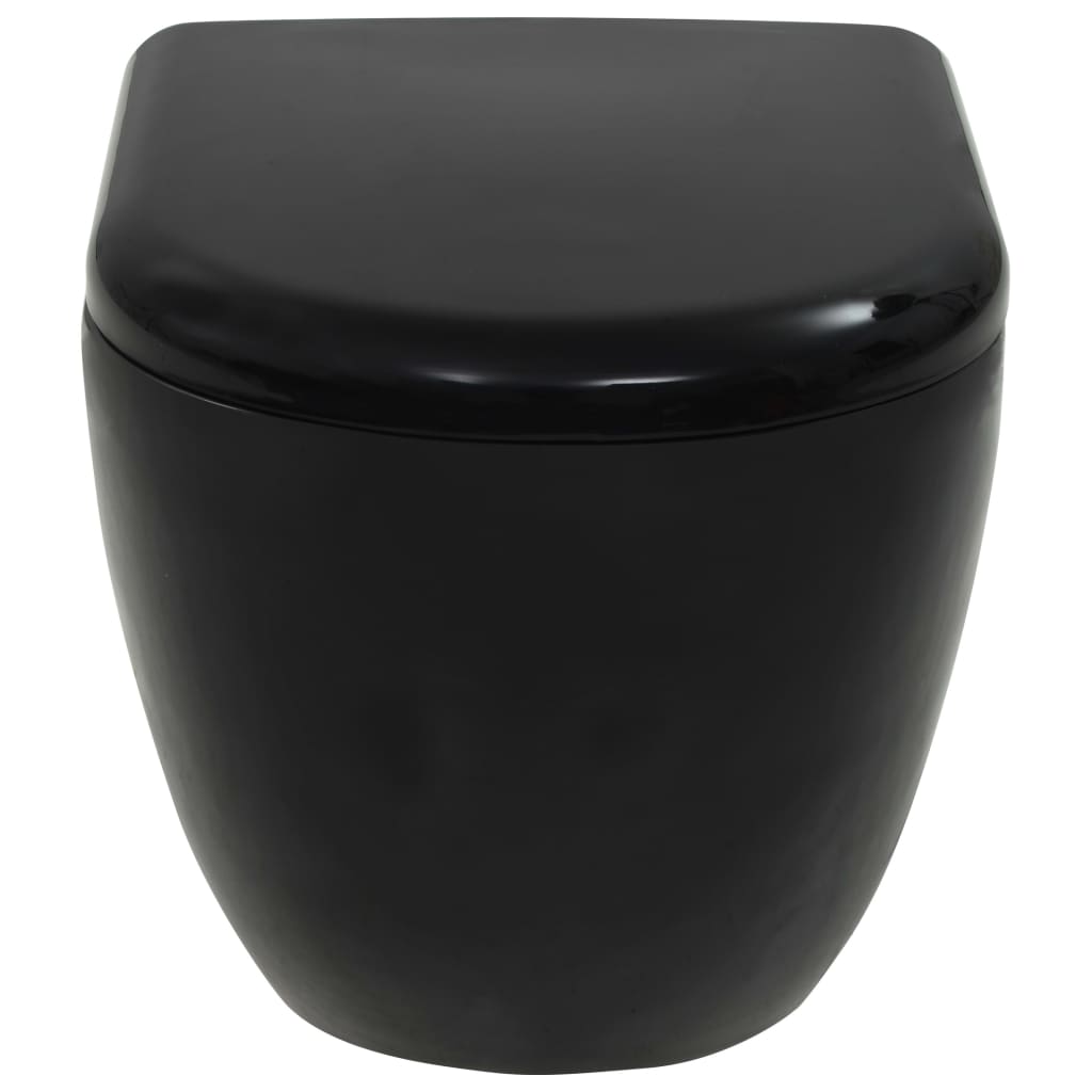Wand-WC Keramik Schwarz - Premium Toiletten  - Just €217.09! Shop now at homesales4u