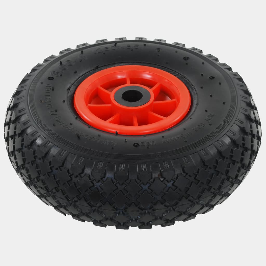 Sackkarrenräder 4 Stk. Gummi 3,00-4 (245x82) - Premium Hebezüge, Kräne & Rollwagen  - Just €62.54! Shop now at homesales4u