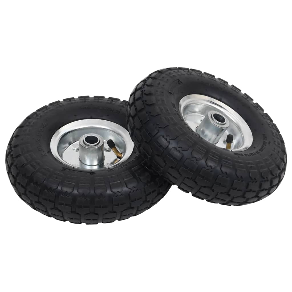 Sackkarrenräder 2 Stk. Gummi 4,10 / 3,50 - 4 (260x83) - Premium Hebezüge, Kräne & Rollwagen  - Just €40.91! Shop now at homesales4u