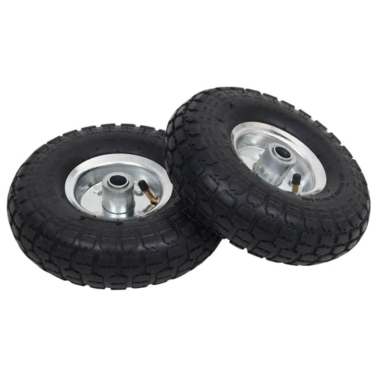 Sackkarrenräder 2 Stk. Gummi 4,10 / 3,50 - 4 (260x83) - Premium Hebezüge, Kräne & Rollwagen  - Just €40.91! Shop now at homesales4u
