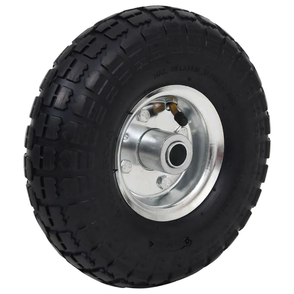 Sackkarrenräder 2 Stk. Gummi 4,10 / 3,50 - 4 (260x83) - Premium Hebezüge, Kräne & Rollwagen  - Just €40.91! Shop now at homesales4u