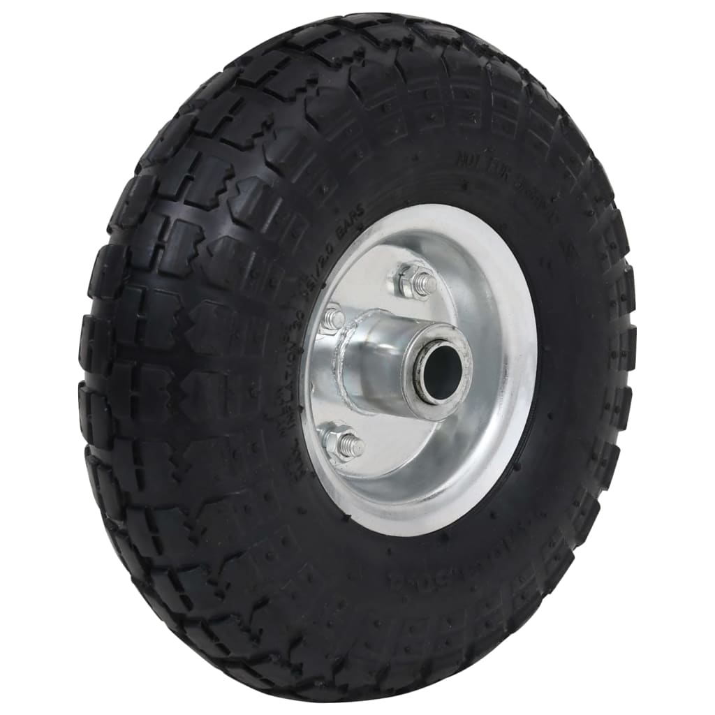 Sackkarrenräder 2 Stk. Gummi 4,10 / 3,50 - 4 (260x83) - Premium Hebezüge, Kräne & Rollwagen  - Just €40.91! Shop now at homesales4u