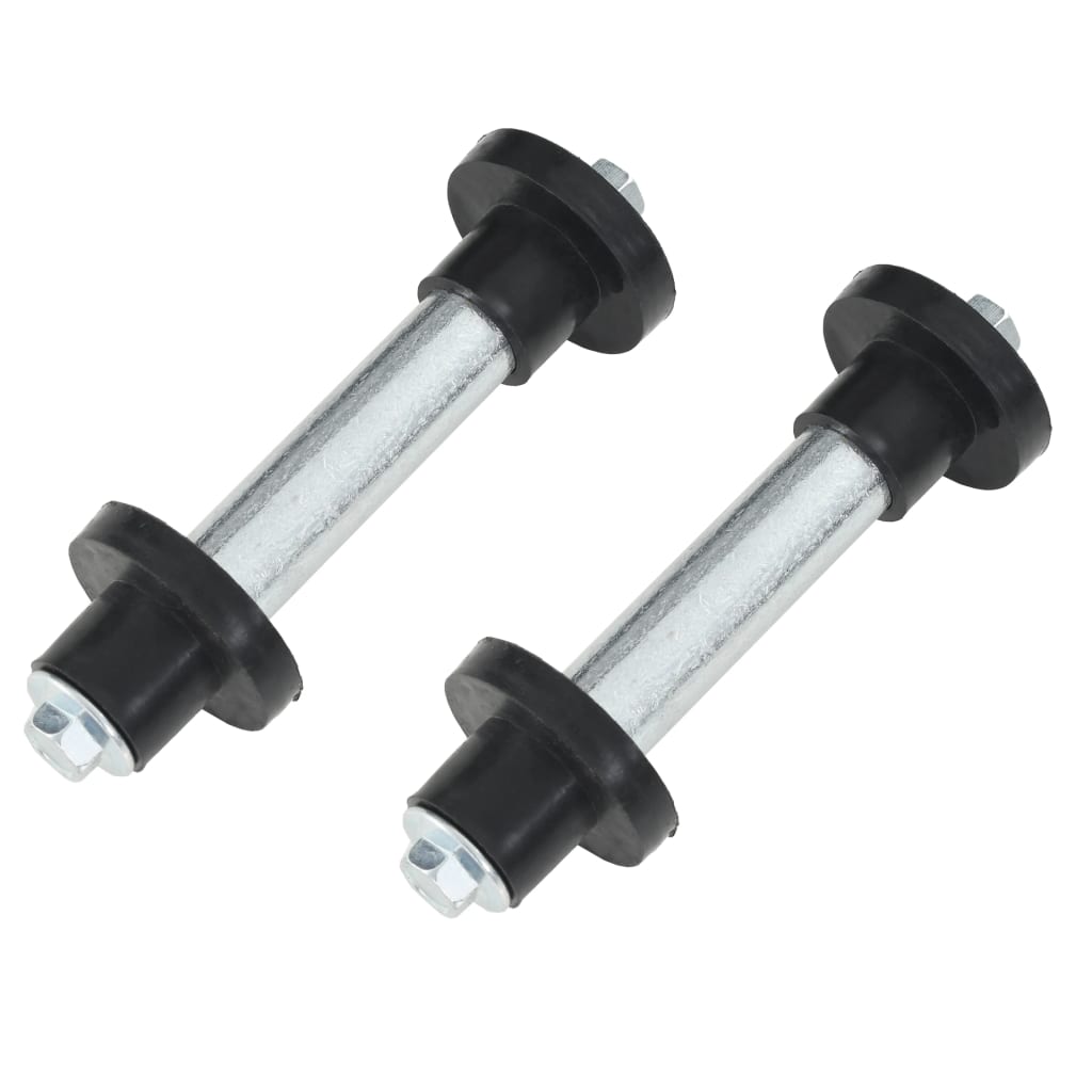 Schubkarrenräder 2 Stk. mit Achsen Massives PU 4,00 - 8 390 mm - Premium Hebezüge, Kräne & Rollwagen  - Just €75.85! Shop now at homesales4u