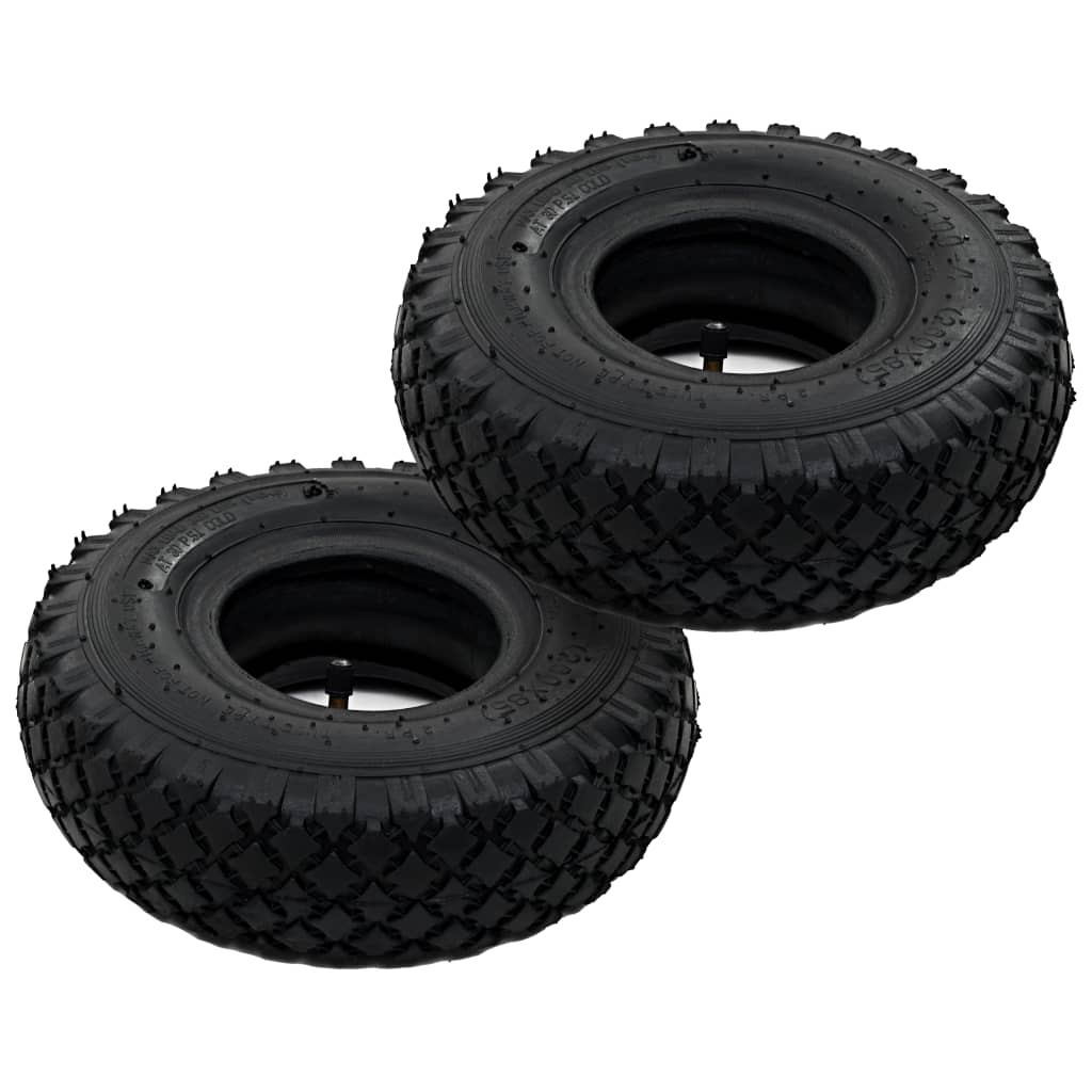 2 Reifen 2 Schläuche 3,00 - 4 260 x 85 für Sackkarren Gummi - Premium Hebezüge, Kräne & Rollwagen  - Just €35.27! Shop now at homesales4u