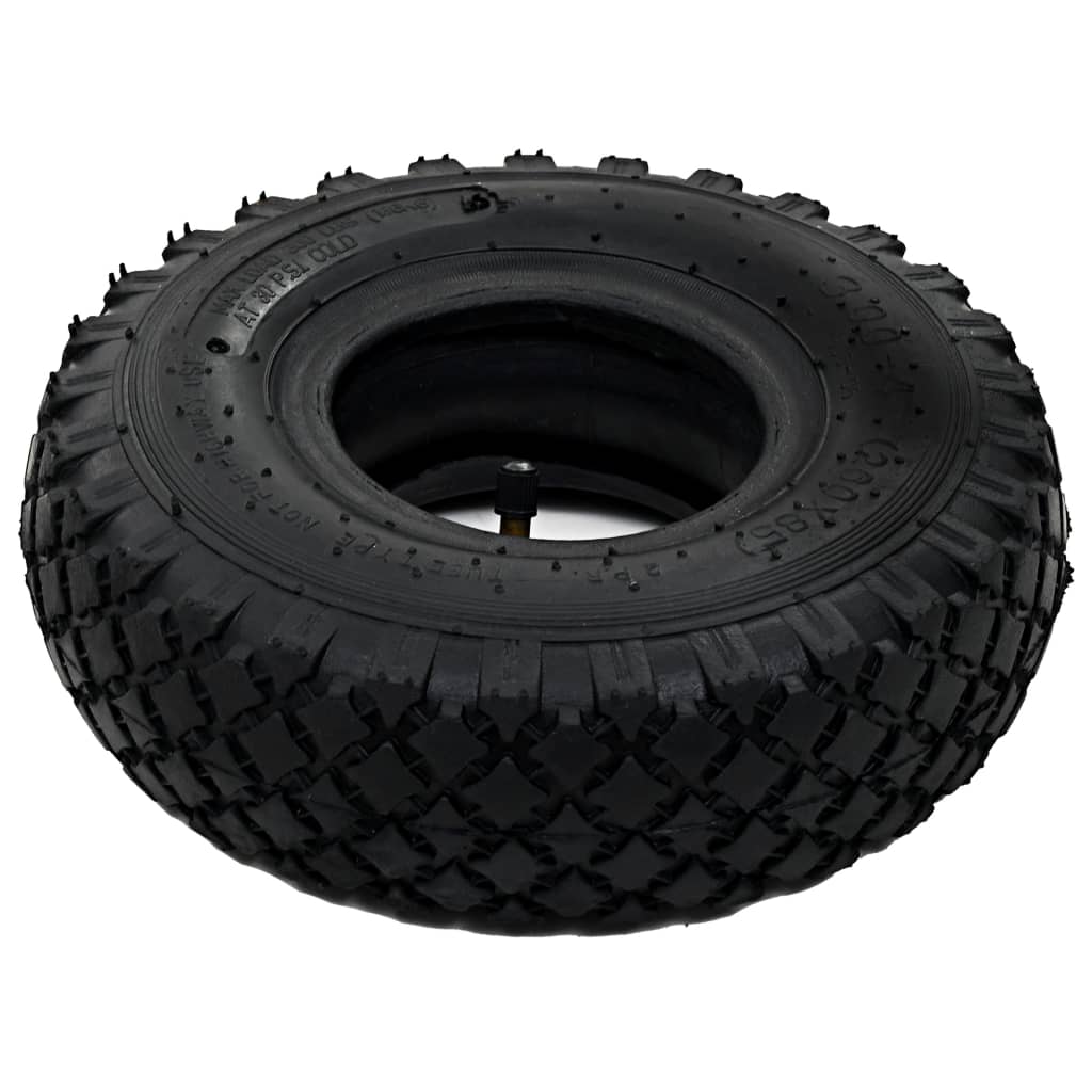 2 Reifen 2 Schläuche 3,00 - 4 260 x 85 für Sackkarren Gummi - Premium Hebezüge, Kräne & Rollwagen  - Just €35.27! Shop now at homesales4u
