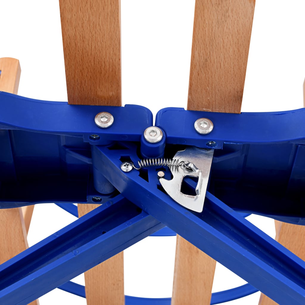 Klappschlitten mit Rückenlehne Holz 119 cm - Premium Schlitten  - Just €145.12! Shop now at homesales4u
