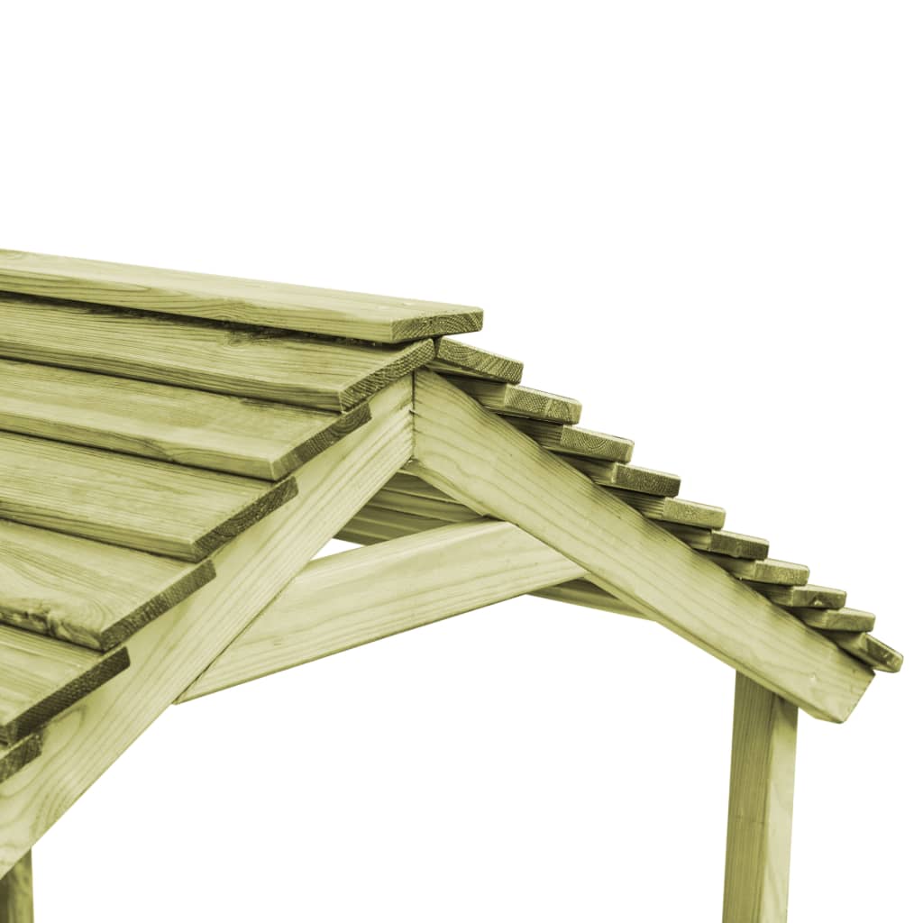 Spielhaus für den Garten mit Sandkasten 128x120x145 Kiefernholz - Premium Spielhäuser  - Just €226.42! Shop now at homesales4u