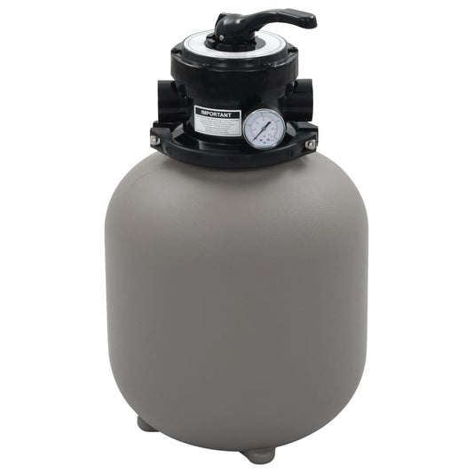Pool-Sandfilter mit 4-Wege-Ventil Grau 350 mm - Premium Pool- & Whirlpool-Filter  - Just €204.32! Shop now at homesales4u