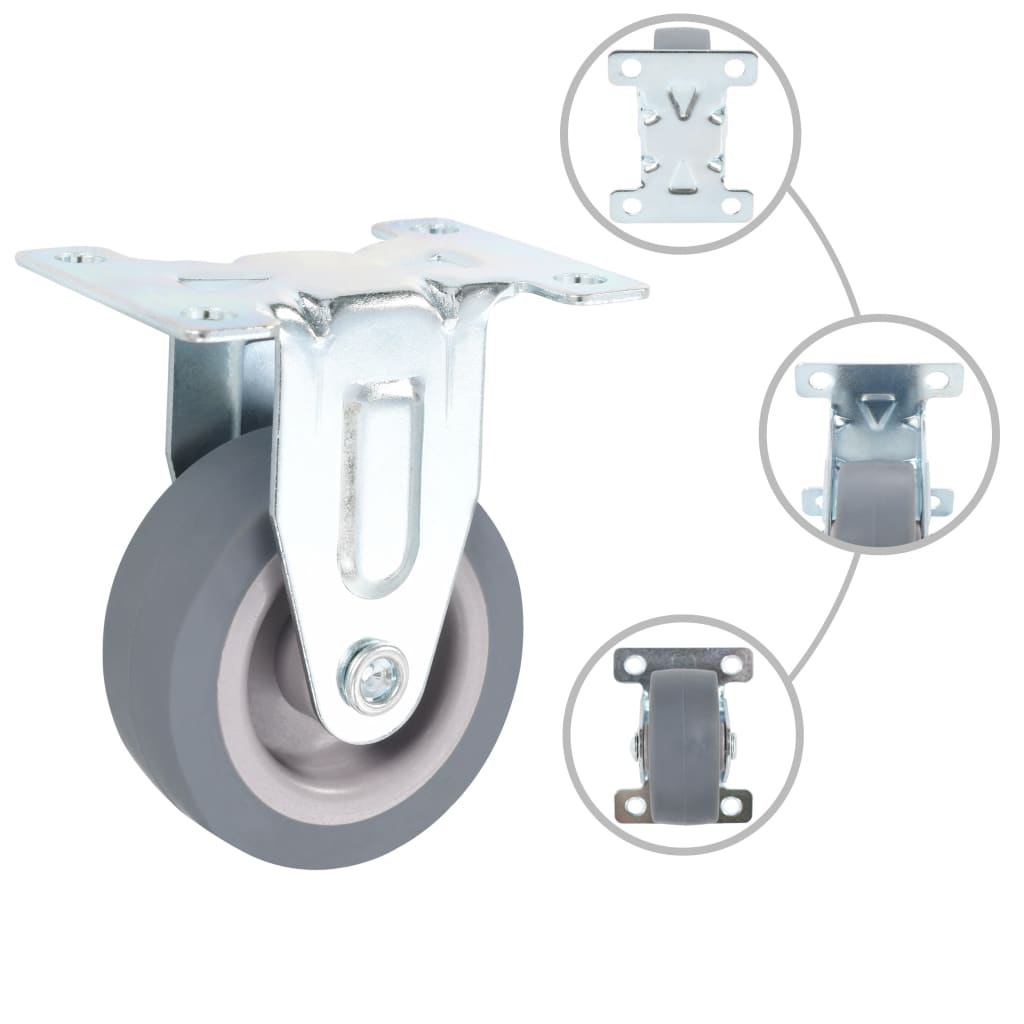 Bockrollen 4 Stk. 50 mm - Premium Materialbeförderung  - Just €23.33! Shop now at homesales4u