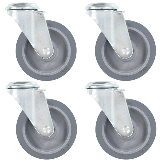 Lenkrollen mit Bolzenloch 4 Stk. 100 mm - Premium Materialbeförderung  - Just €38.80! Shop now at homesales4u