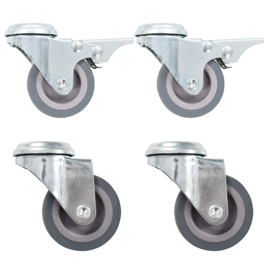 Lenkrollen mit Bolzenloch 4 Stk. 50 mm - Premium Materialbeförderung  - Just €26.87! Shop now at homesales4u