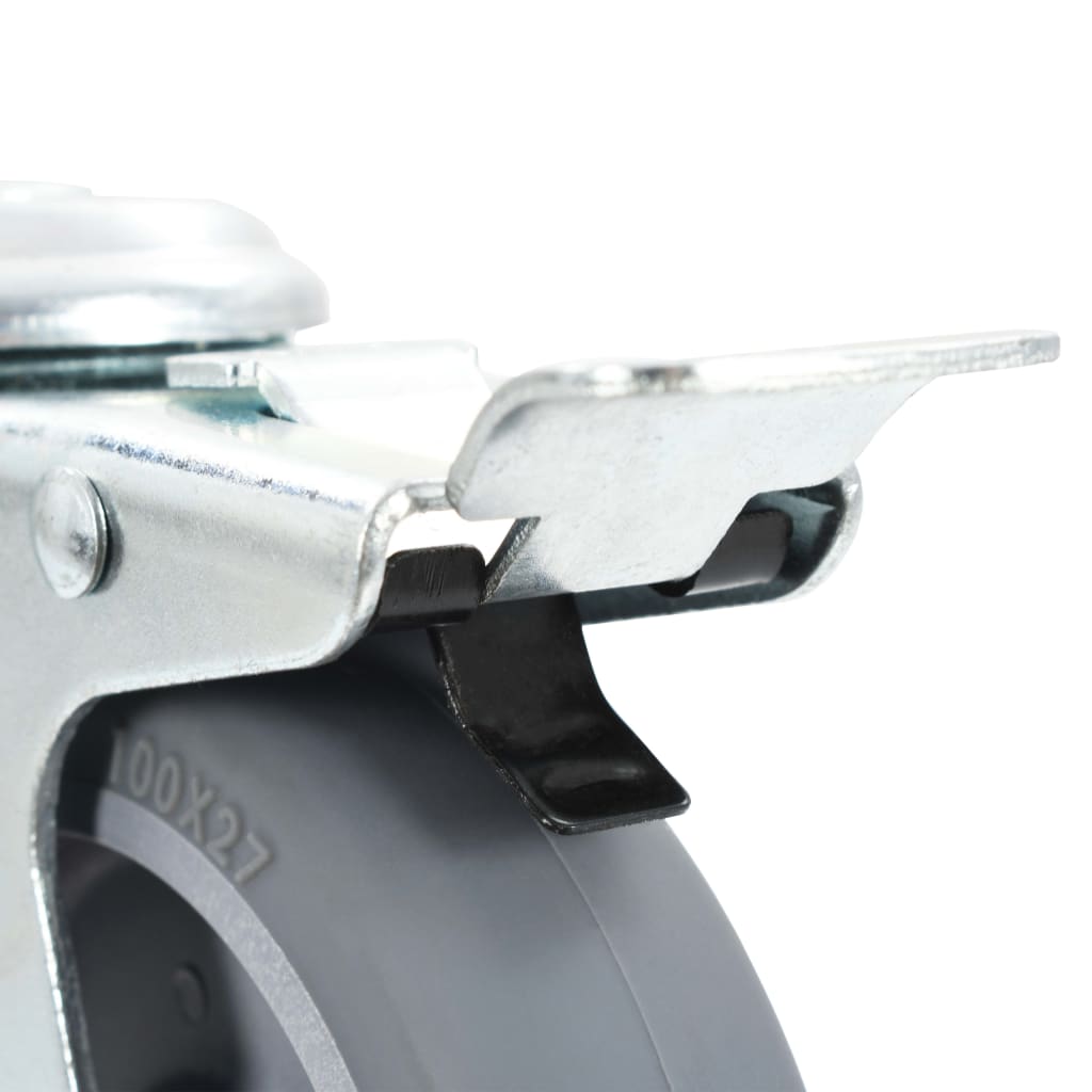 Lenkrollen mit Bolzenloch 4 Stk. 100 mm - Premium Materialbeförderung  - Just €38.68! Shop now at homesales4u
