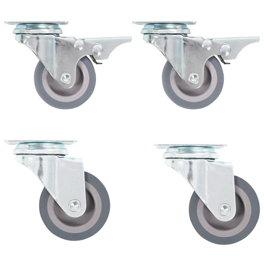 Lenkrollen 4 Stk. 50 mm - Premium Materialbeförderung  - Just €24.16! Shop now at homesales4u