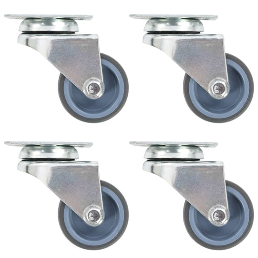 Lenkrollen mit Zwillingsrad 4 Stk. 50 mm - Premium Materialbeförderung  - Just €24.66! Shop now at homesales4u