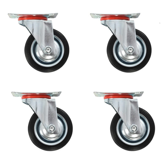 Lenkrollen 4 Stk. 75 mm - Premium Materialbeförderung  - Just €26.06! Shop now at homesales4u