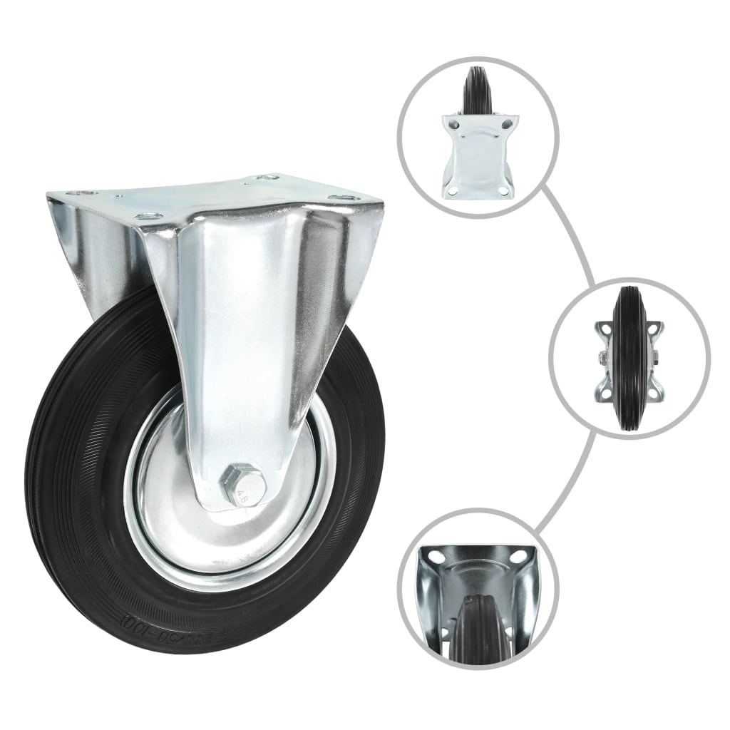 Bockrollen 4 Stk. 200 mm - Premium Materialbeförderung  - Just €76.56! Shop now at homesales4u