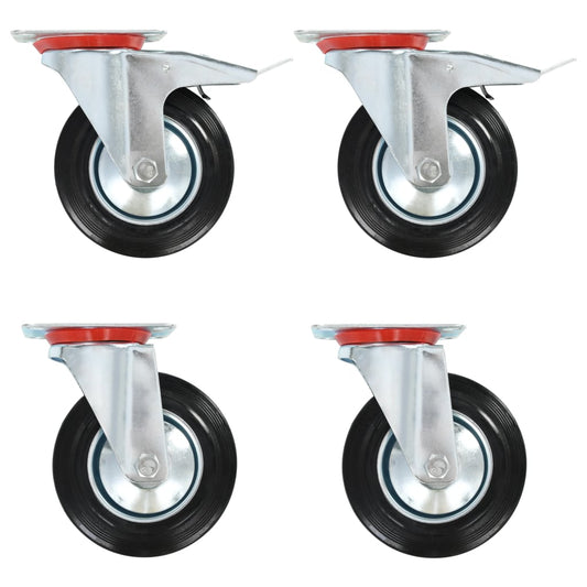 Lenkrollen 4 Stk. 160 mm - Premium Materialbeförderung  - Just €71.89! Shop now at homesales4u
