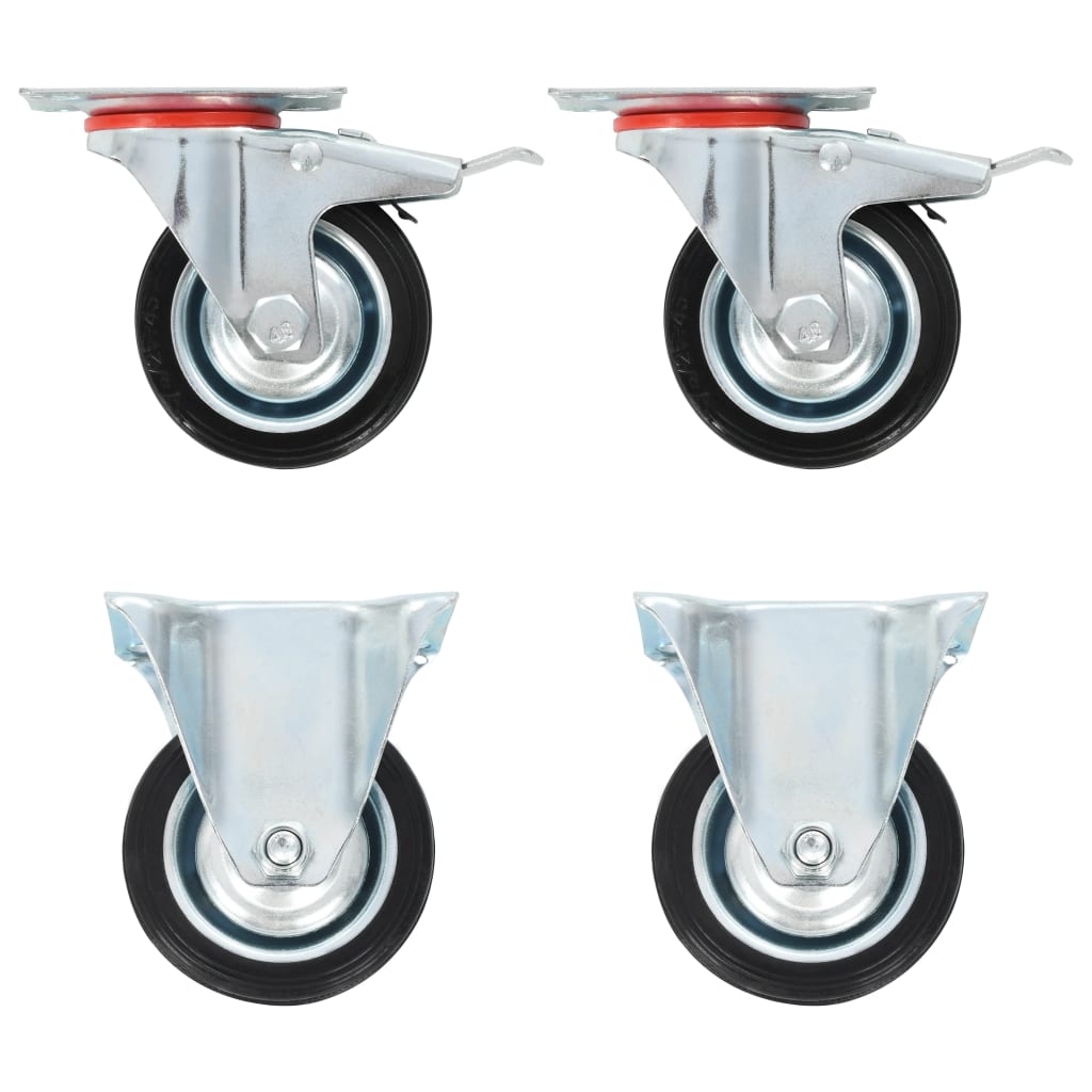 Rollen 4 Stk. 75 mm - Premium Materialbeförderung  - Just €29.45! Shop now at homesales4u
