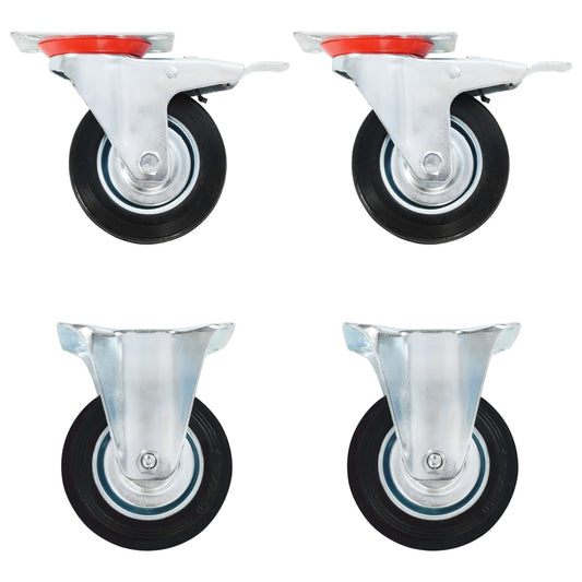 Rollen 4 Stk. 100 mm - Premium Materialbeförderung  - Just €38.78! Shop now at homesales4u