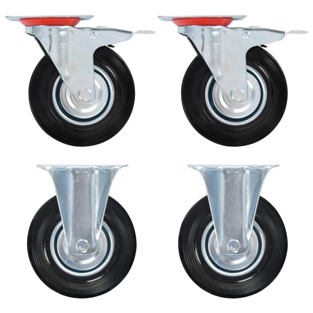 Rollen 4 Stk. 125 mm - Premium Materialbeförderung  - Just €58.66! Shop now at homesales4u