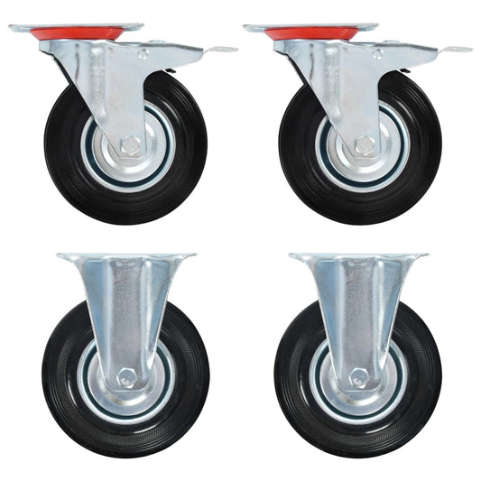Rollen 4 Stk. 125 mm - Premium Materialbeförderung  - Just €58.66! Shop now at homesales4u