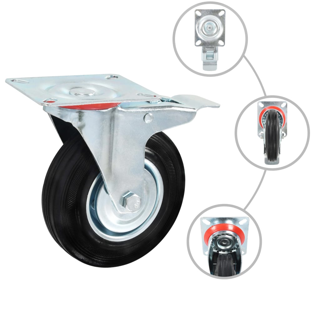 Rollen 4 Stk. 125 mm - Premium Materialbeförderung  - Just €58.66! Shop now at homesales4u