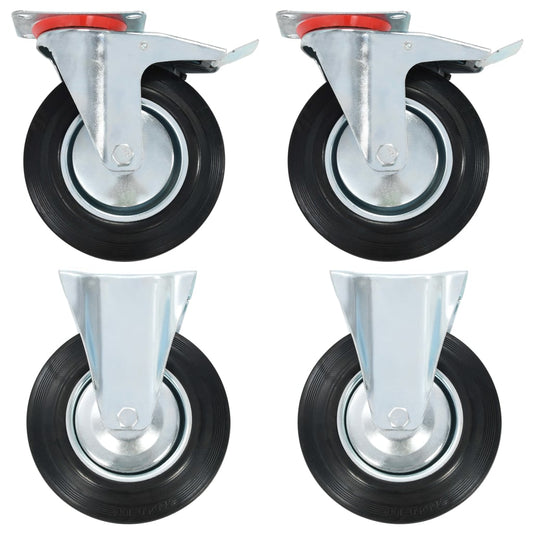Rollen 4 Stk. 200 mm - Premium Materialbeförderung  - Just €94.80! Shop now at homesales4u
